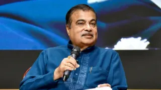 केंद्रीय मंत्री नितिन गडकरी। (फाइल फोटो।)
