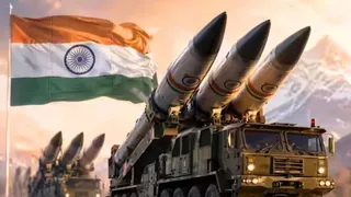 भारत के पास 190 परमाणु बम (यह तस्वीर AI की मदद से बनाई गई है।)