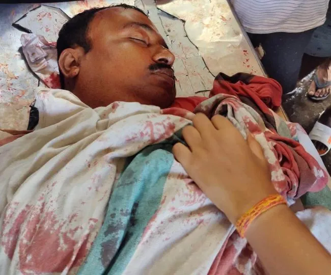 bhagalpur bjp leader uma bhushan tanti shot dead during ganesh puja collection