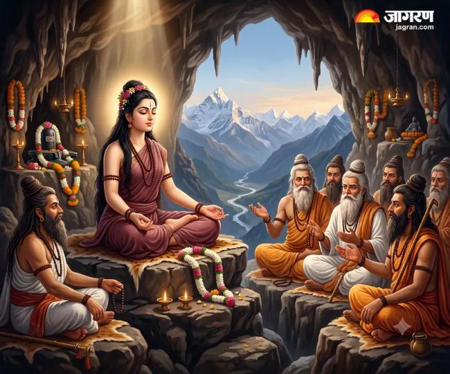 hanuman ansh viral bhajan jab jid par aa gayi parvati saptrishi mythological story