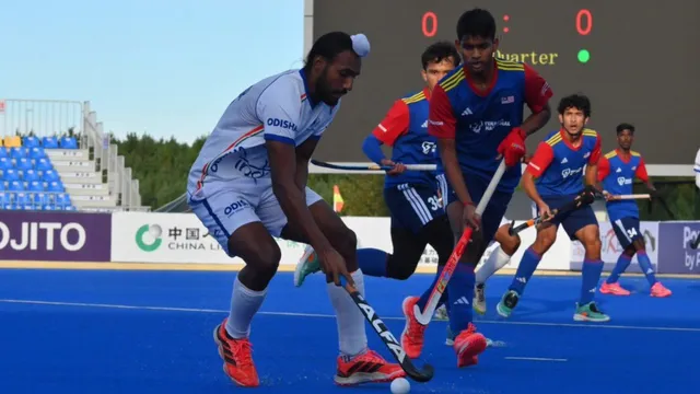कप्तान अनमोल के तूफान में उड़ा मलेशिया, 3-1 की शानदार जीत के साथ जूनियर एशिया कप के फाइनल में भारत