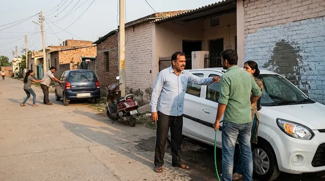 दबंगों का कहर: लोनी में कार धोने से मना करने पर चक्की संचालक को पीटा, मोपेड की चाबी छीनी और ईंट से वार किया
