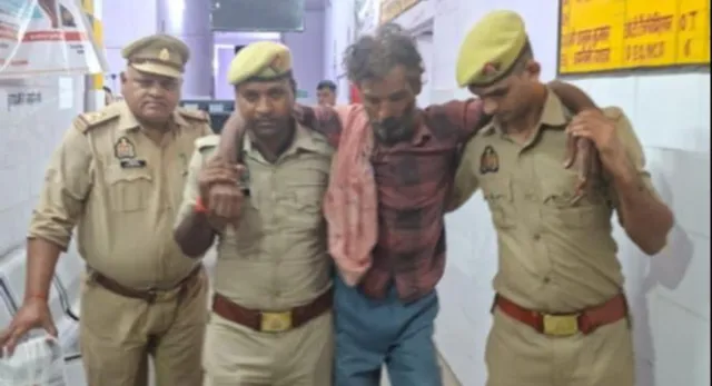 साधु के भेष में छिप कर रहता था दुष्कर्म का आरोपित, पुलिस मुठभेड़ में हुआ गिरफ्तार; पैर में लगी गोली