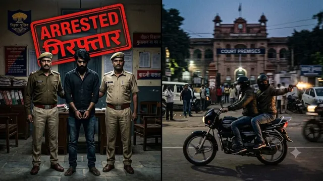 समस्तीपुर के जज की पत्नी पर गोली चलाने वाला शूटर मोनू सहनी भागलपुर से गिरफ्तार; झारखंड पुलिस लेगी ट्रांजिट रिमांड
