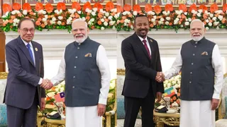 पीएम मोदी की मलेशिया और इथियोपिया के पीएम के साथ द्विपक्षीय वार्ता।