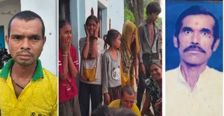 पिता ठाकुरदास की हत्या करने वाला आरोपित नरेश। जागरण