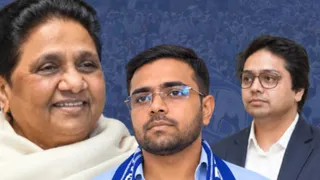 बसपा अध्यक्ष मायावती, ईशान आनंद, आकाश आनंद