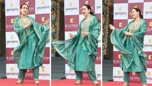बिहार पहुंचीं 90s की क्वीन करिश्मा कपूर, टन टना टन...पर लोलो संग झूमे प्रशंसक
