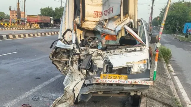 गोपालगंज में एनएच-27 पर खड़े ट्रक में टकराई मिनी पिकअप, ड्राइवर की मौके पर मौत