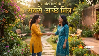मेष राशि वालों के सच्चे मित्र होते हैं ये लोग। (Picture Credit- AI Generated)मित्र