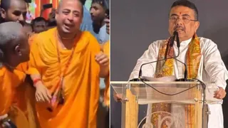 चिन्मय प्रभु के आंसू देख शुभेंदु ने याद किया अतीत (स्क्रीनग्रैब)