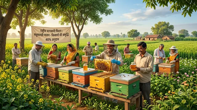 मधुमक्खी पालन से बढ़ेगी किसानों की आय, 40 प्रतिशत अनुदान से सुधरेगी आर्थिक स्थिति
