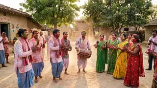 कैसे किया जाता है फगुआ डांस? (AI Generated Image)