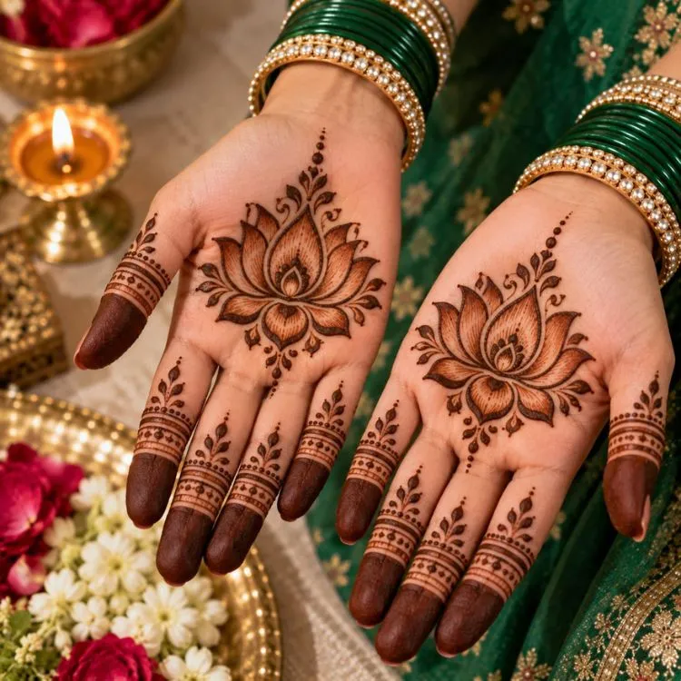 Quick Hartalika Teej Henna