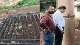 स्कूल का मुख्य द्वार गिरने से बच्चे की मौत