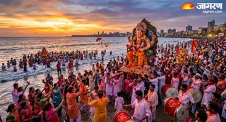 कब करें गणपति का विसर्जन (Picture Credit- AI Generated)