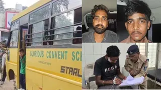 स्कूल बस के ड्राइवर ने पुलिस को घटना के बारे में बताया, आरोपितों के फाइल फोटो।
