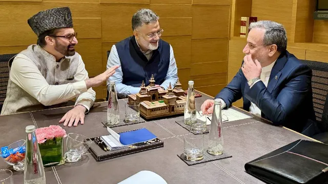 ब्रिक्स सम्मेलन दिल्ली में ईरान के राष्ट्रपति से मिले मीरवाइज उमर फारूक, मुस्लिम उम्माह की एकता पर दिया जोर