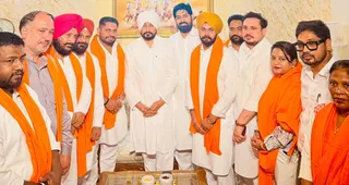 रंजीत सिंह रेड्डी बेनीपाल ने पूर्व सीएम चरणजीत सिंह चन्नी की मौजूदगी में थामा कांग्रेस का हाथ।