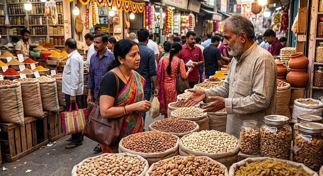 त्योहारी सीजन में महंगाई का झटका: बाजार में सूखे मेवे के दामों में भारी उछाल; देखें ताजा रेट
