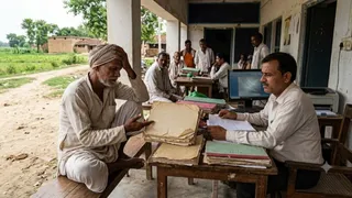 फार्मर रजिस्ट्री में अटकी किसानों की जमीन, पूर्वजों के नाम जमाबंदी बनी रोड़ा (AI Generated Image)