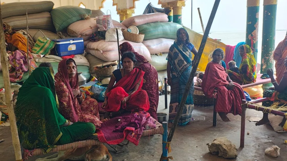 Munger Flood Women Observe Hartalika Teej in Relief Camps