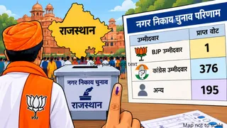 BJP उम्मीदवार को मिला सिर्फ 1 वोट। (यह तस्वीर एआई द्वारा बनाई गई है)