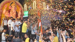 कमला नगर के गणपति।