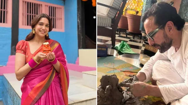 बॉलीवुड में गणेश चतुर्थी की धूम, सैफ से लेकर शरवरी तक; इन सेलेब्स के घर पधारे बप्पा