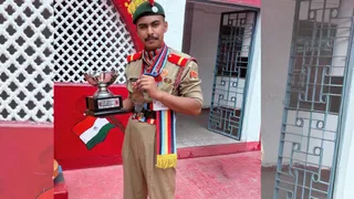 एनसीसी के कैडेट आशुतोष कुमार
