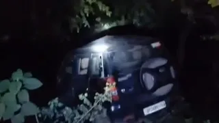 खाई में गिरी बोलेरो, बुजुर्ग की मौत।