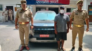 पुलिस की गिरफ्त में आरोपी। जागरण