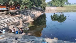 यक्ष-युधिष्ठिर संवाद का साक्षी स्थल प्रतापगढ़ स्थित अजगरा का प्राचीन सरोवर। जागरण