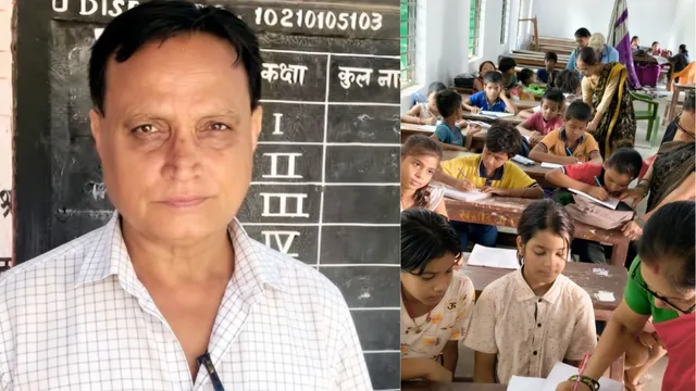 खगड़िया के राहत शिविर में खुली अस्थायी पाठशाला, गूंज रहा 'क' से कलम; नवोदय की तैयारी में जुटे बाढ़ पीड़ित बच्चे
