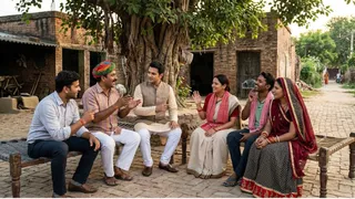 उत्तर प्रदेश में कौन-कौन सी भाषाएं बोली जाती हैं? (AI Generated Image)