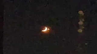 तीज पर आसमान में चांद के बेहद करीब नजर आया चमकीला शुक्र ग्रह। (फोटोः संजय सिंह)