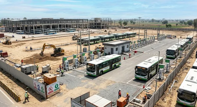 सोनीपत के जाट जोशी में बनेगा हाईटेक E-Bus चार्जिंग स्टेशन, एक साथ 50 बसें होंगी चार्ज
