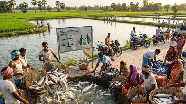 तालाबों से खिल रही बांका की अर्थव्यवस्था: 19,380 टन मछली उत्पादन का लक्ष्य, हजारों को मिल रहा रोजगार
