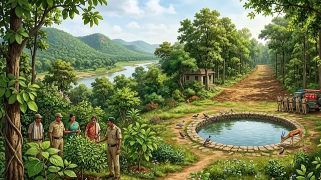 प्रकृति की गोद में बसा गया का गुरपा जंगल: औषधीय पौधों का खजाना, सुरक्षा के लिए वाटर होल और फायर लाइन तैयार

