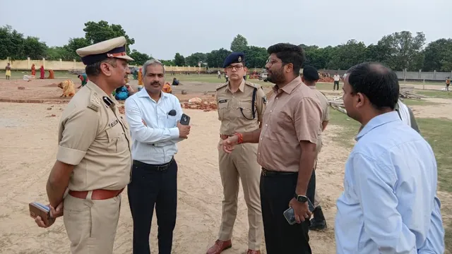 मुंगेर में बाढ़ पीड़ितों से मिलेंगे CM सम्राट चौधरी और शिवराज सिंह चौहान, अधिकारियों ने किया निरीक्षण
