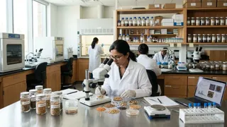 हिसार-गुरुग्राम में बनेंगी आर्गेनिक बीज लैब। एआई जेनरेटेड तस्वीर