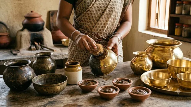 काले पड़ चुके पीतल के बर्तनों में फिर से आएगी सोने जैसी चमक, रसोई की इन चीजों से करें साफ
