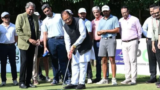 सीएम साय ने किया 'डीपी वर्ल्ड नवा रायपुर ओपन 2026' ट्रॉफी का अनावरण, छत्तीसगढ़ बनेगा गोल्फ का नया केंद्र