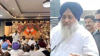 भाजपा की सरहिंद में मंगलवार को हुई बैठक में मौजूद पार्टी की सीनियर लीडरशिप और सवाल पूछे जाने पर सुखबीर चुप हो गए।