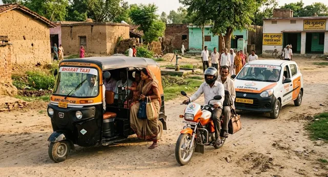 अब यूपी के गांव-गांव पहुंचेगी 'भारत टैक्सी', बिना कमीशन और एक्स्ट्रा चार्ज के मिलेगी बाइक-ऑटो और कैब