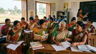 जीविका दीदियों के लिए शिक्षा का नया सवेरा, बीबोस दिलाएगा 10वीं-12वीं की डिग्री (AI Generated Image)