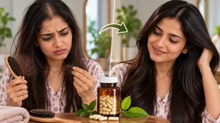 बालों के लिए 'फ्यूल' की तरह काम करता है बायोटिन (Image Source: AI-Generated)