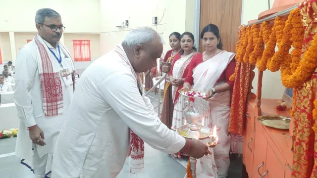 भागलपुर में क्षेत्र प्रचारक रामनवमी ने RSS के मूल मंत्र काे समझाया, कहा- मुंह में शक्कर, पैर में चक्कर और दिल में आग
