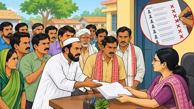 गढ़वा में मतदाता सूची से नाम काटने पर बवाल! BDO दफ्तर पहुंचे आक्रोशित ग्रामीण, मच गया हड़कंप