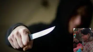 प्रतीकात्मक चित्र। (इनसेट में- घायल महिला)